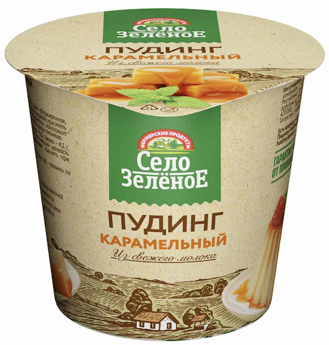 Пудинг Село Зелёное Карамельный 3% #1