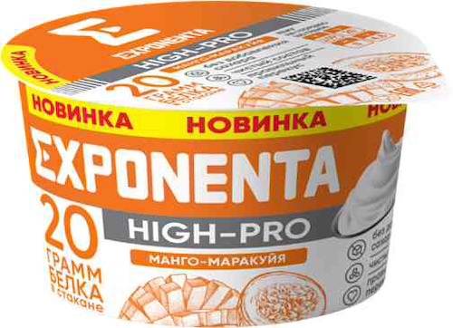 Продукт кисломолочный Exponenta High Pro Манго Маракуйя #1