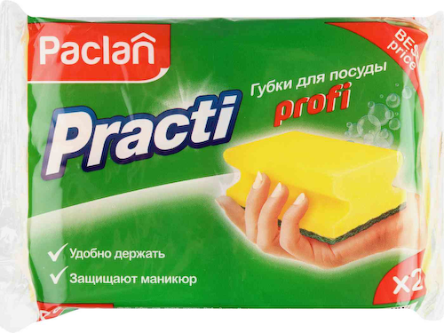 Губки для посуды Paclan Practi Super #1