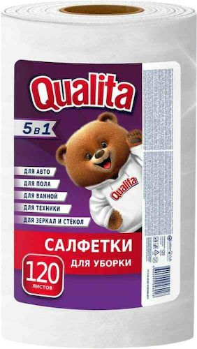 Салфетки хозяйственные Qualita в рулоне #1