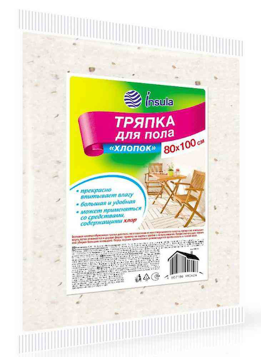Тряпка для пола Insula хлопок #1