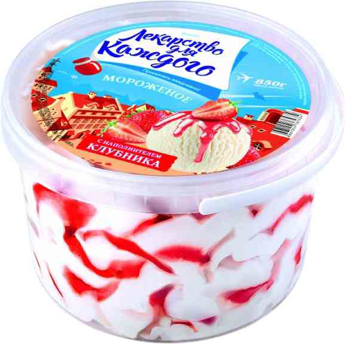 Мороженое Лекарство для каждого Клубника #1