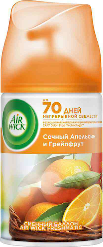 Освежитель воздуха Air Wick Сочный Апельсин и Грейпфрут сменный баллон #1