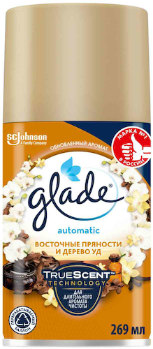 Освежитель воздуха Glade Восточные пряности и дерево уд сменный баллон #1