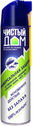 Аэрозоль Чистый дом Super Универсальная защита без запаха #1