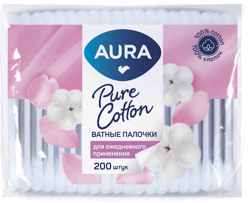 Ватные палочки Aura Pure Cotton #1