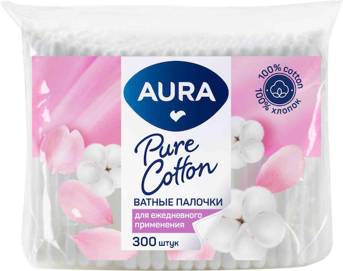 Ватные палочки Aura Pure Cotton #1
