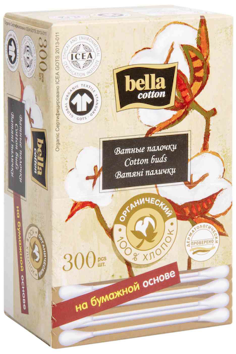 Ватные палочки Bella Cotton на бумажной основе #1