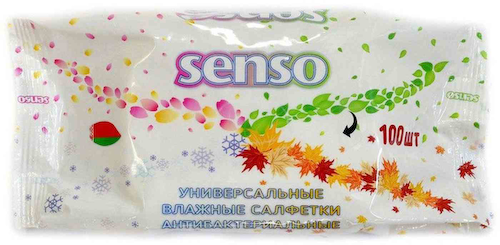 Влажные салфетки антибактериальные Senso Универсальные #1