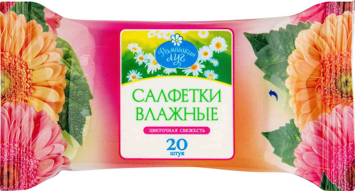 Влажные салфетки Ромашкин луг Цветочная свежесть #1