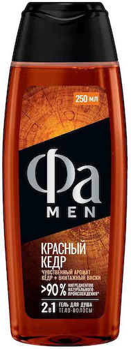 Гель для душа 2в1 Фа Men Red красный кедр #1