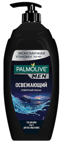 Гель для душа 3в1 Palmolive Men освежающий северный океан #1