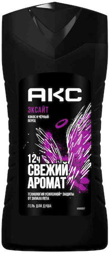 Гель для душа Акс Эксайт кокос-черный перец #1