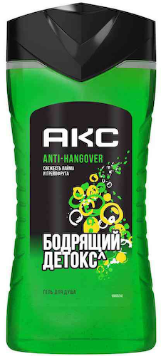 Гель для душа Акс Anti-Hangover бодрящий детокс #1