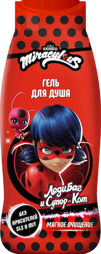 Гель для душа для девочек Miraculous Леди Баг и Супер Кот с 1 года #1