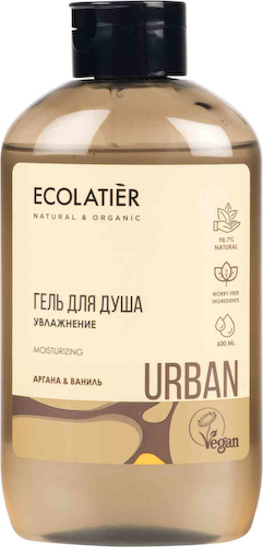 Гель для душа Ecolatier Urban увлажнение аргана-ваниль #1