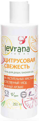 Гель для душа Levrana Natural цитрусовая свежесть #1