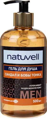 Гель для душа Natuvell сандал-бобы тонка #1