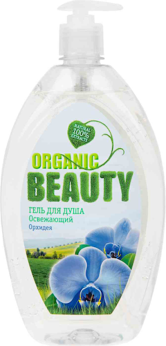 Гель для душа Organic Beauty освежающий орхидея #1