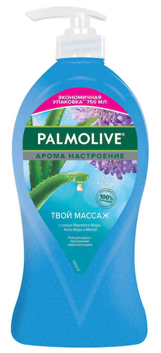 Гель для душа Palmolive Арома настроение алоэ вера-мята-соль мертвого моря #1