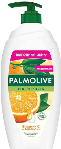 Гель-крем для душа Palmolive Натурэль витамин С-апельсин #1