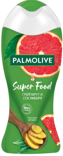Гель-крем для душа Palmolive Super Food грейпфрут-сок имбиря #1