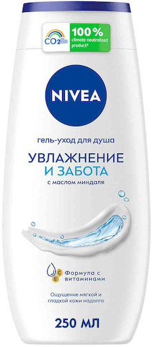 Гель-уход для душа NIVEA увлажнение и забота #1