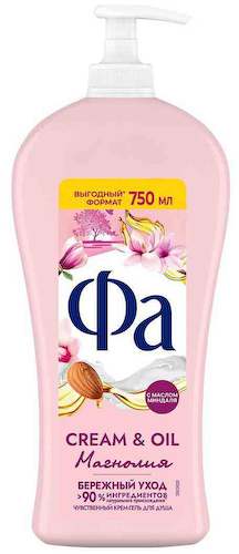 Крем-гель для душа Фа Cream & Oil магнолия #1