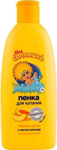 Пенка для купания детская Моё солнышко медовая дыня-авокадо с 12 месяцев #1