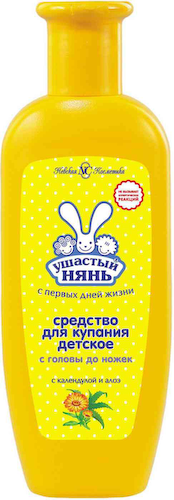 Средство для купания детское Ушастый нянь виноград-алоэ #1
