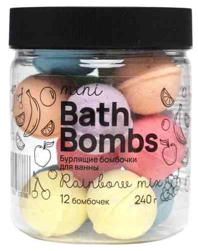 Бурлящие бомбочки для ванны Kloob laboratories Rainbow Mix #1