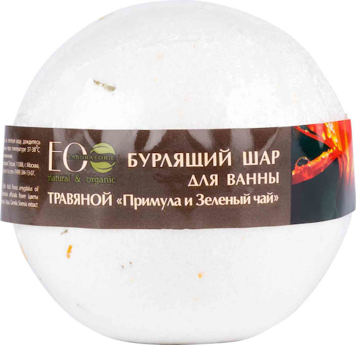 Бурлящий шар для ванны ECO Laboratorie Примула и зеленый чай #1