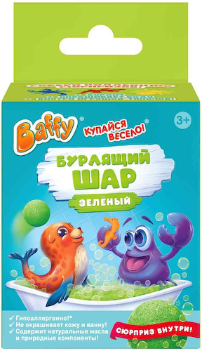 Бурлящий шар для ванны детский Baffy Купайся весело, в ассортименте #1