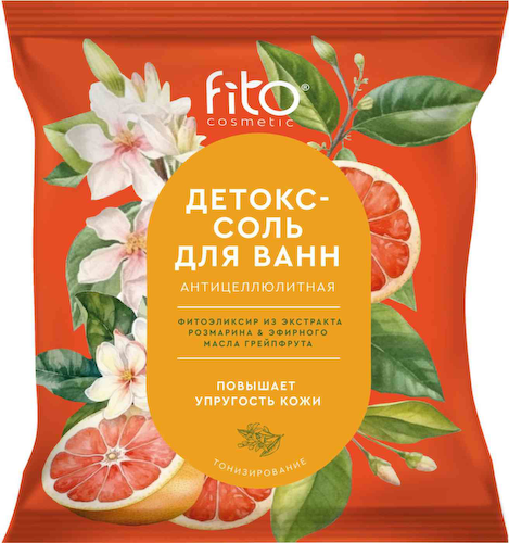 Детокс-соль для ванн антицеллюлитная Fito Cosmetic Elixirica #1