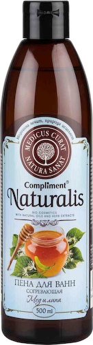Пена для ванн Согревающая Compliment Naturalis Мед и липа #1