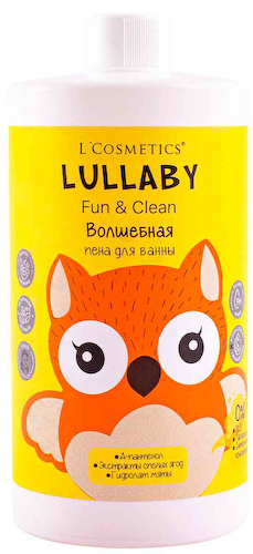 Пена для ванны детская L'Cosmetics Lullaby Fun & Clean Сова Волшебная, с 3 лет #1