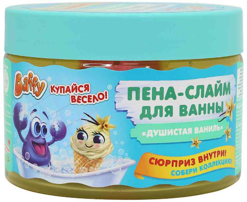 Пена-слайм для ванны Baffy Купайся весело, с сюрпризом, в ассортименте #1