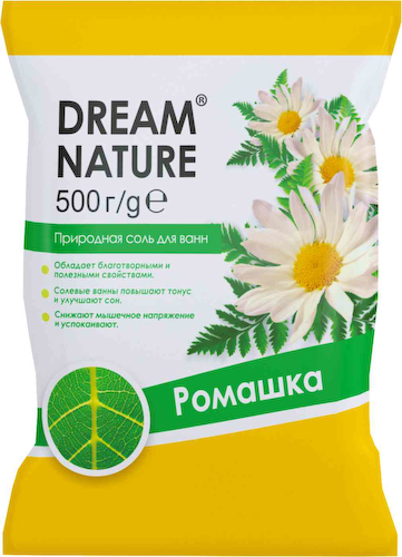 Соль для ванн Dream Nature Ромашка #1