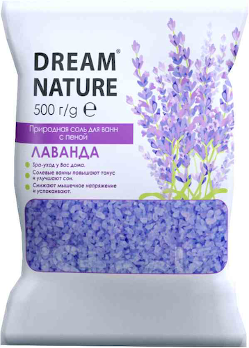 Соль для ванн Dream Nature с пеной Лаванда #1
