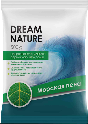 Соль для ванн Dream Nature Морская пена #1