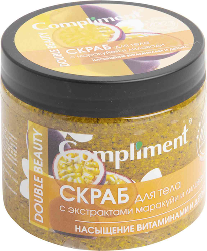 Скраб для тела Compliment Double Beauty Насыщение витаминами и Детокс #1