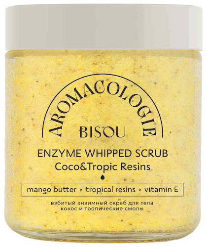 Скраб для тела энзимный Bisou Aromacologie кокос-тропические смолы #1