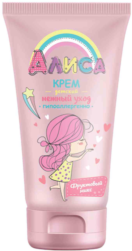 Крем детский Алиса Нежный уход Фруктовый микс, с 2-х лет #1