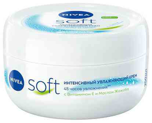 Крем для лица, рук и тела NIVEA Soft интенсивный увлажняющий с маслом жожоба и витамином Е #1