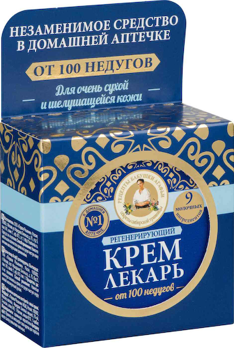 Крем для очень сухой и шелушащейся кожи регенерирующий Рецепты бабушки Агафьи Лекарь от 100 недугов #1