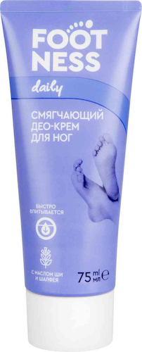Део-крем для ног смягчающий Footness daily 3в1 #1