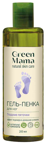 Гель-пенка для ног Green Mama Гладкие пяточки #1