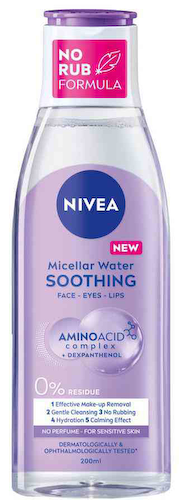 Мицеллярная вода для лица, глаз и губ NIVEA Soothing для чувствительной кожи #1