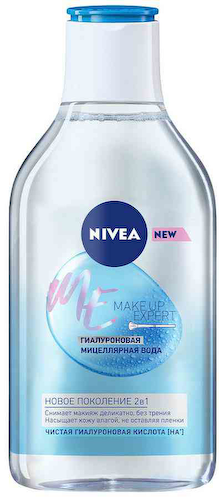 Мицеллярная вода для лица и глаз гиалуроновая NIVEA Make Up Expert #1