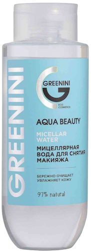 Мицеллярная вода для снятия макияжа Greenini Aqua Beauty #1
